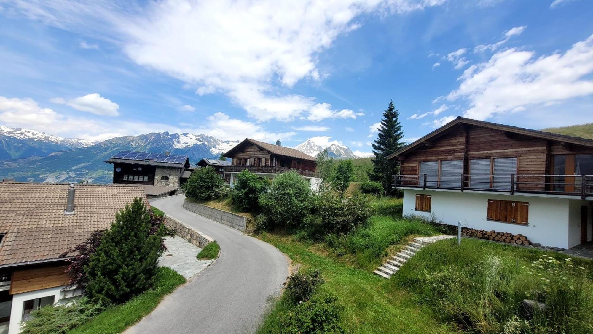 Chalet Bergmann Bürchen Exteriör bild